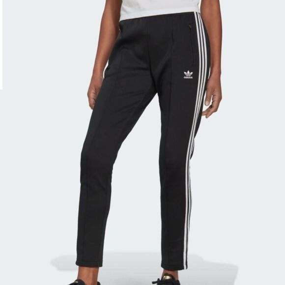 ADIDAS PRIMEBLUE SST TRACK PANTS Women Black Size XS - Picture 11 of 16